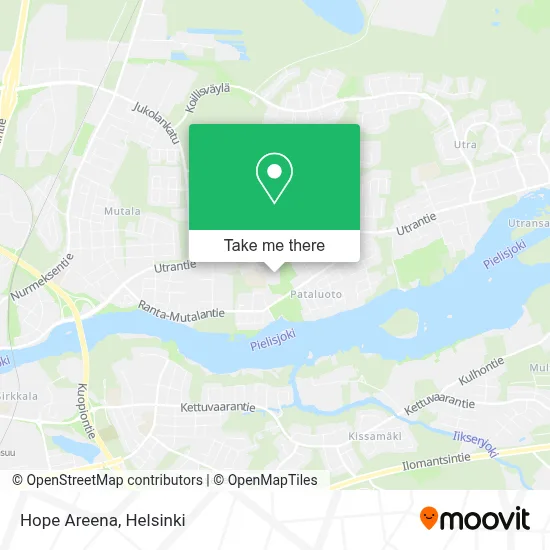 Hope Areena map