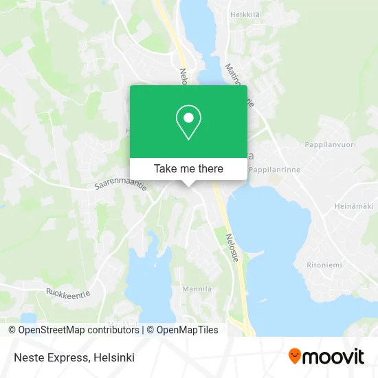 Neste Express map