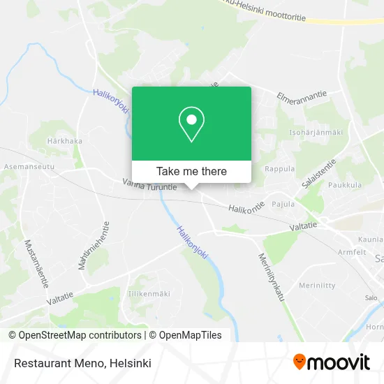 Restaurant Meno map