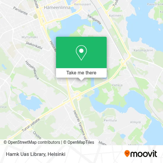 Hamk Uas Library map