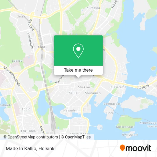Made In Kallio map