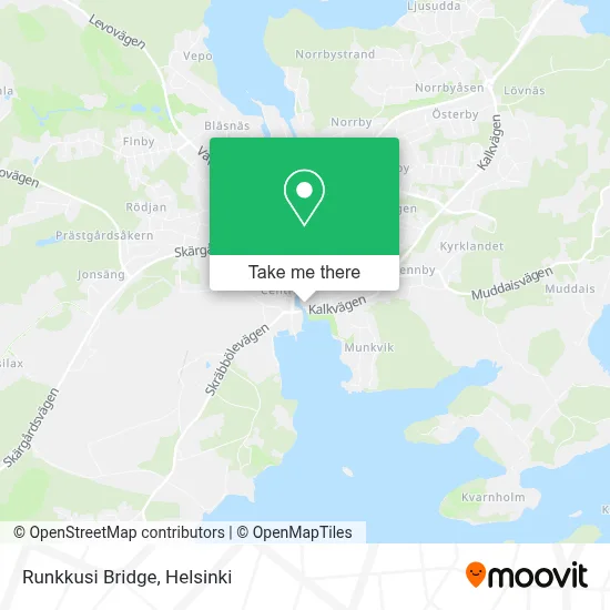 Runkkusi Bridge map