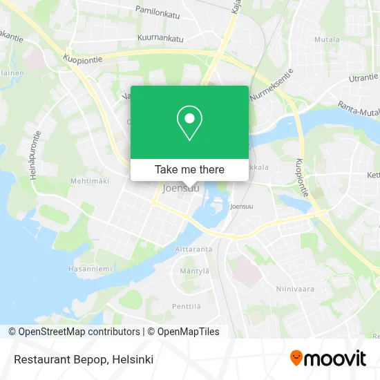 Restaurant Bepop map