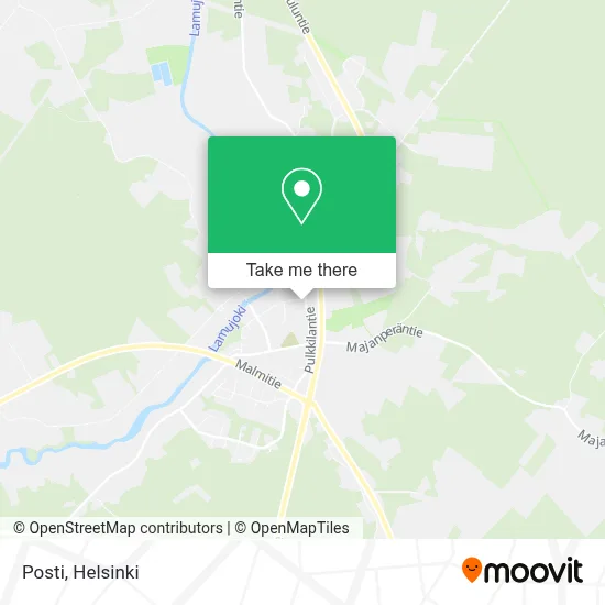 Posti map