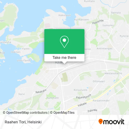 Raahen Tori map