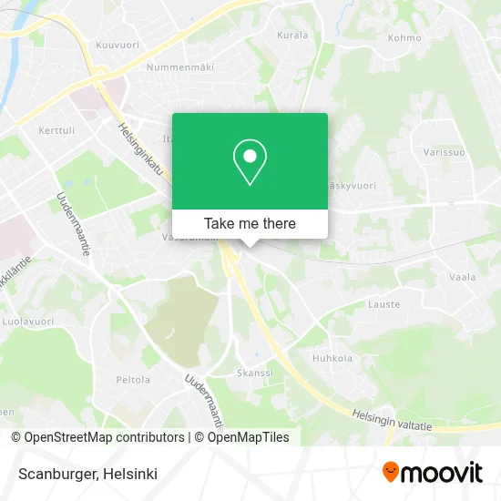 Scanburger map