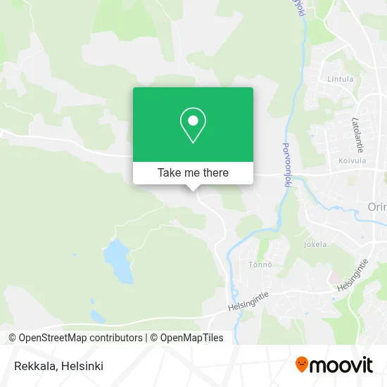 Rekkala map