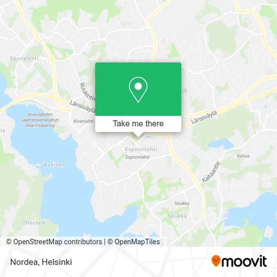 Nordea map