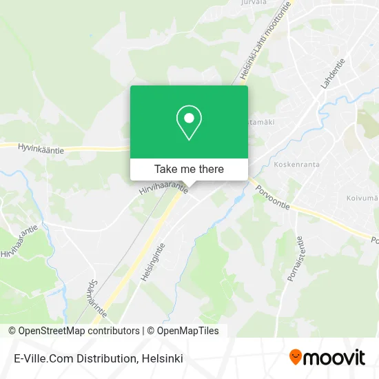 E-Ville.Com Distribution map