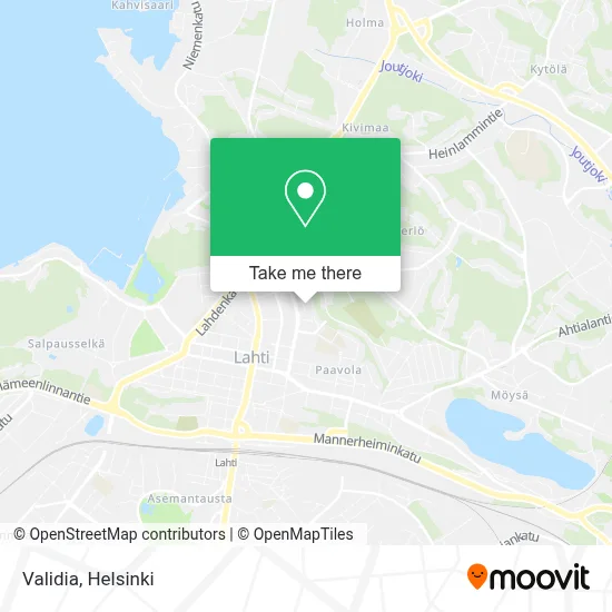 Validia map