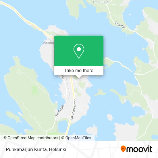 Punkaharjun Kunta map