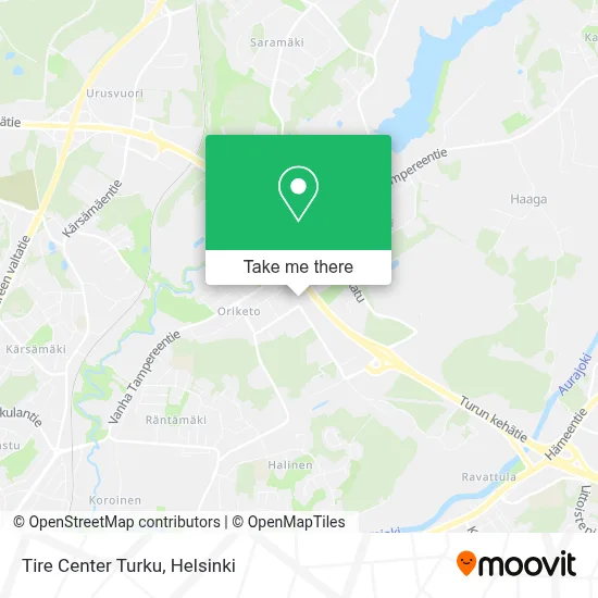 Tire Center Turku map