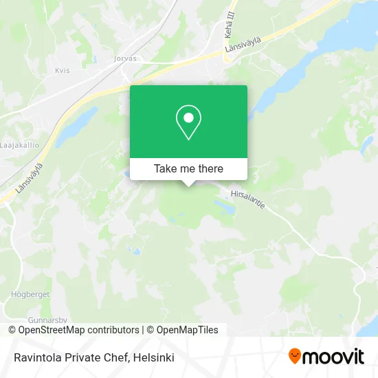 Ravintola Private Chef map