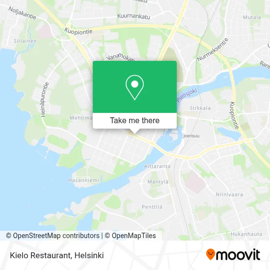 Kielo Restaurant map