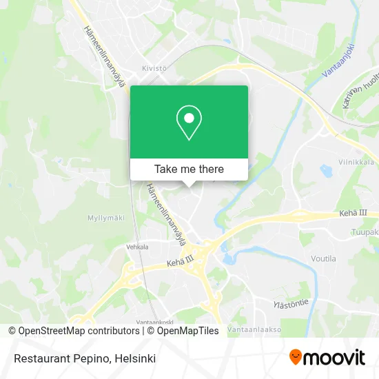 Restaurant Pepino map