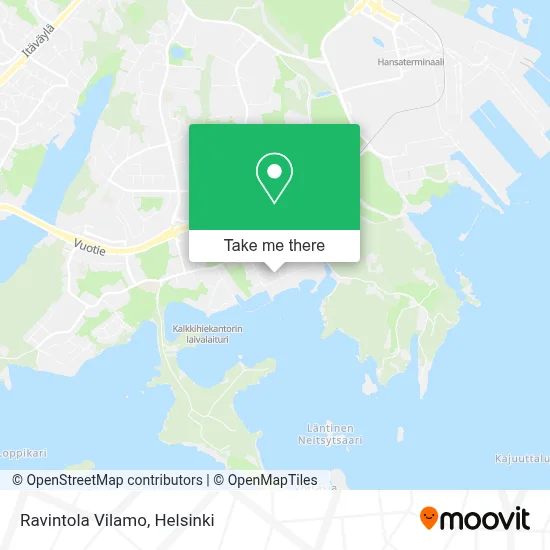 Ravintola Vilamo map