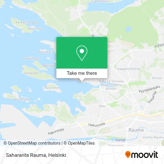 Saharanta Rauma map
