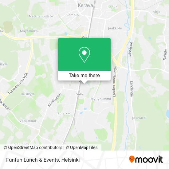 Funfun Lunch & Events map