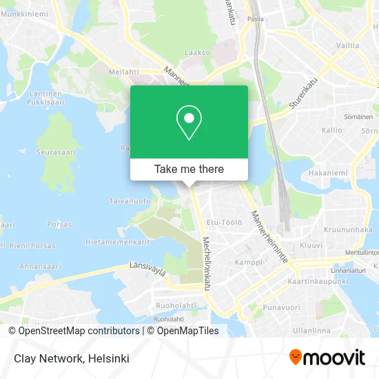 Clay Network map