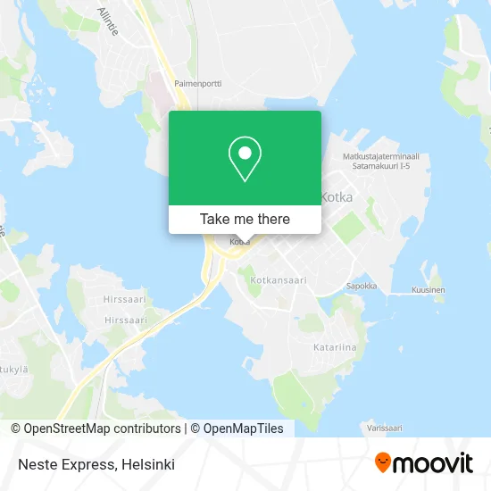 Neste Express map