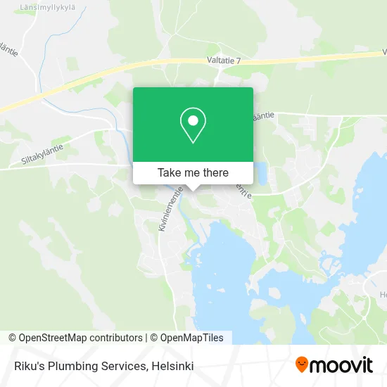 Riku's Plumbing Services map