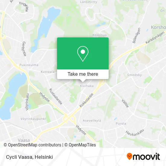 Cycli Vaasa map