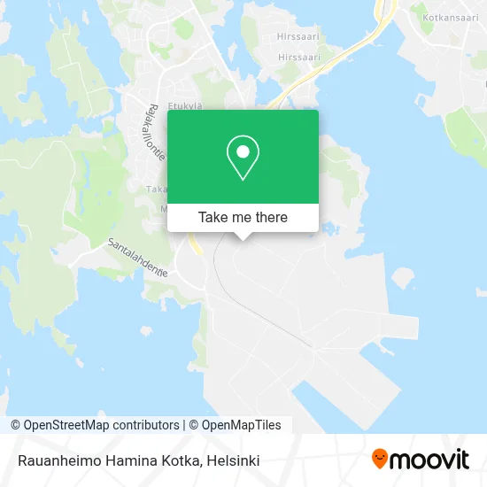 Rauanheimo Hamina Kotka map