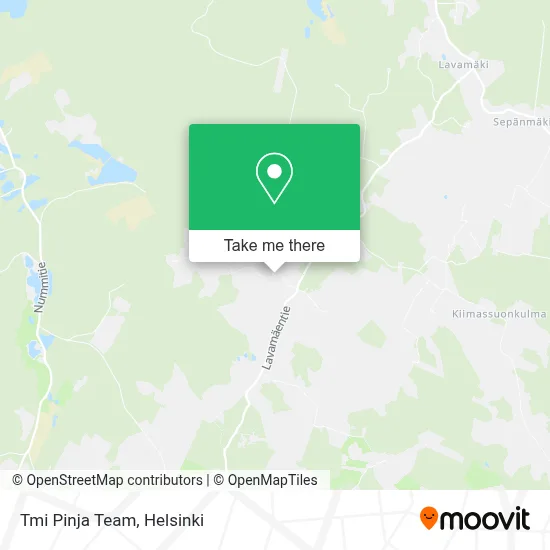 Tmi Pinja Team map