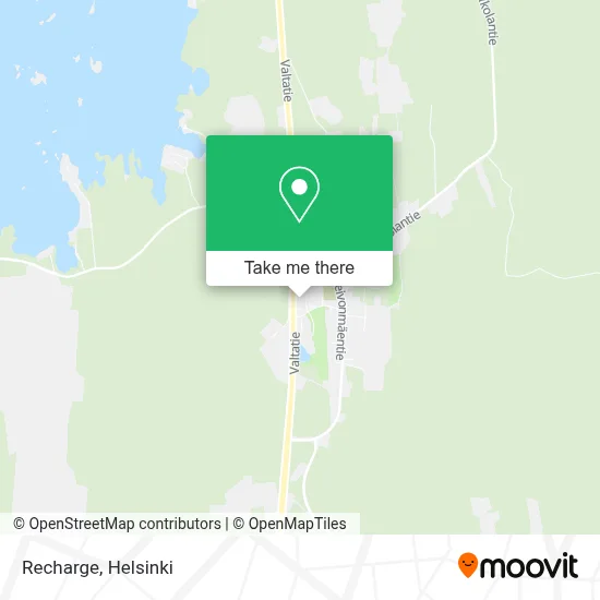 Recharge map
