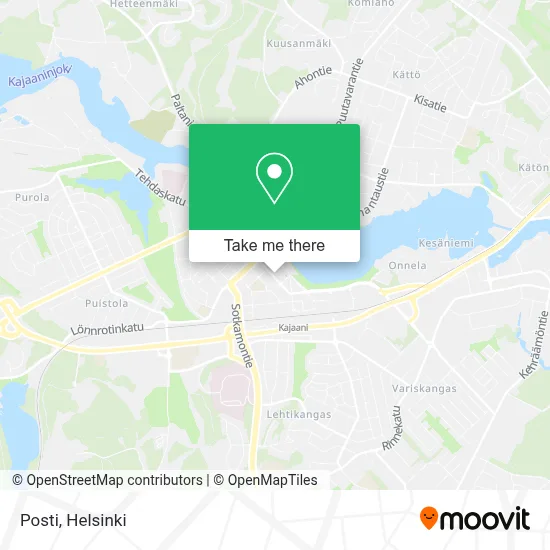 Posti map