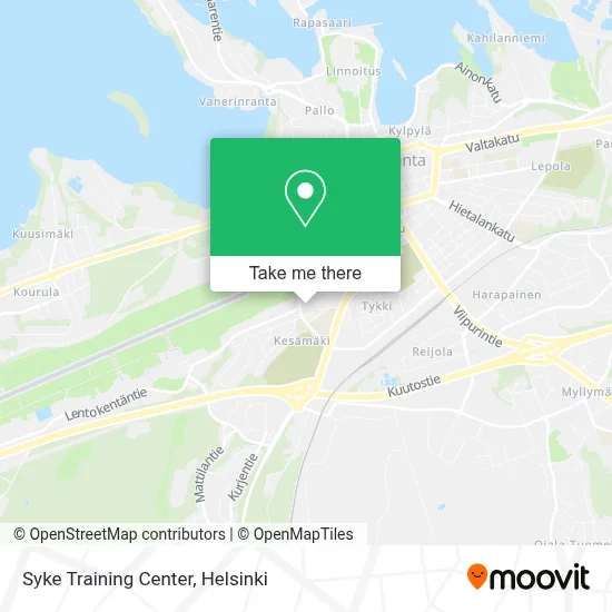 Syke Training Center map