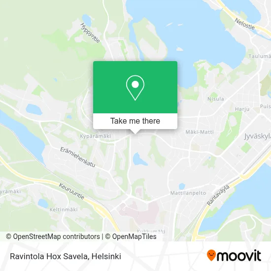 Ravintola Hox Savela map