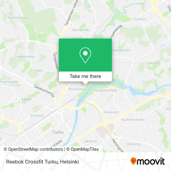 Reebok Crossfit Turku map