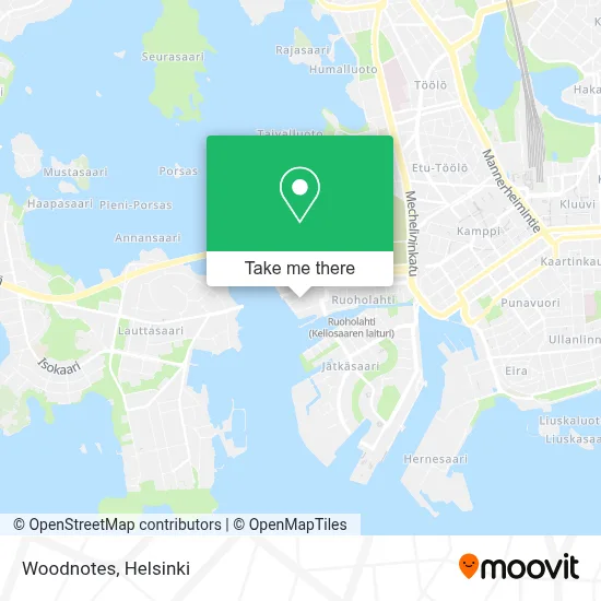 Woodnotes map