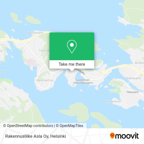 Rakennusliike Asla Oy map