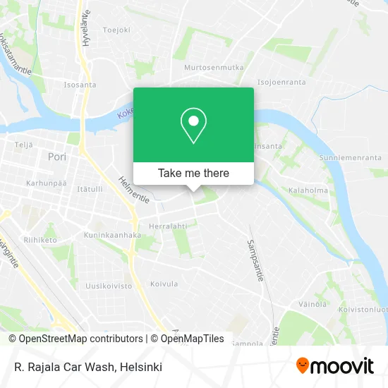 R. Rajala Car Wash map