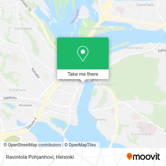 Ravintola Pohjanhovi map