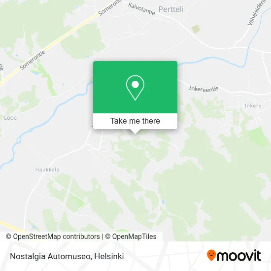 Nostalgia Automuseo map