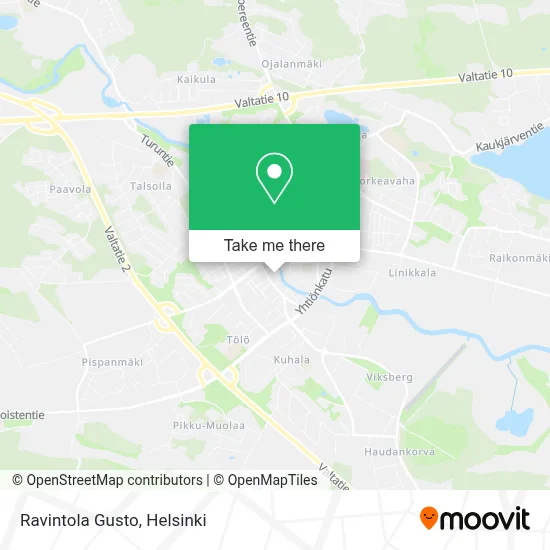 Ravintola Gusto map