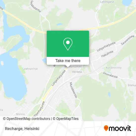 Recharge map