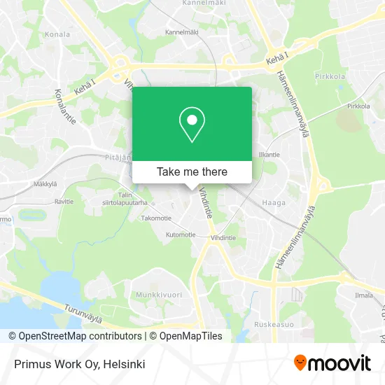 Primus Work Oy map