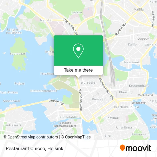 Restaurant Chicco map