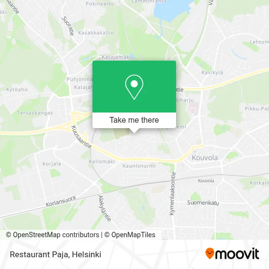 Restaurant Paja map