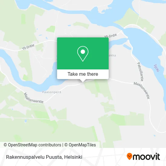 Rakennuspalvelu Puusta map