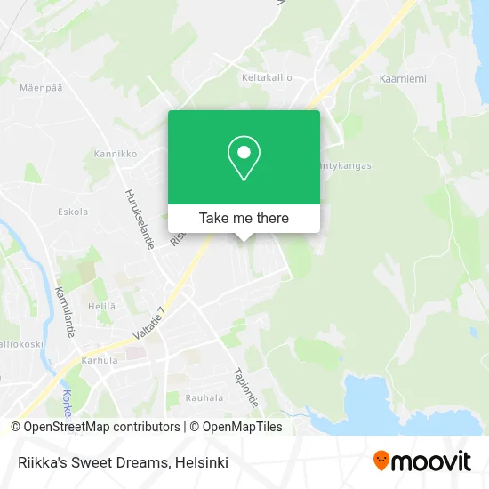 Riikka's Sweet Dreams map