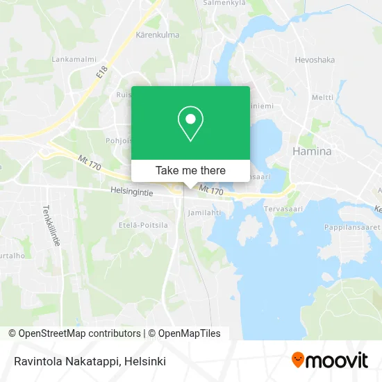 Ravintola Nakatappi map