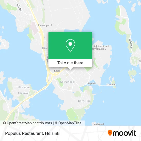 Populus Restaurant map
