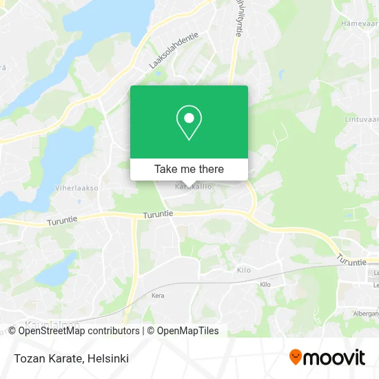 Tozan Karate map