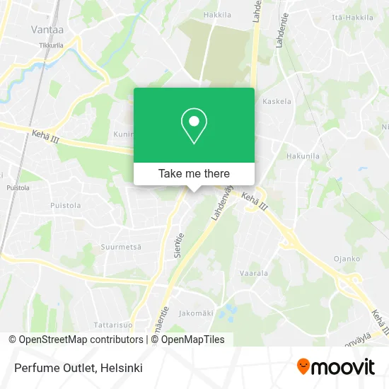 Perfume Outlet map