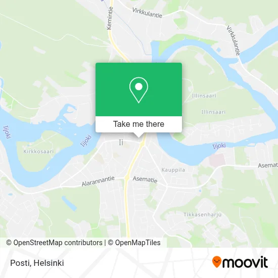 Posti map